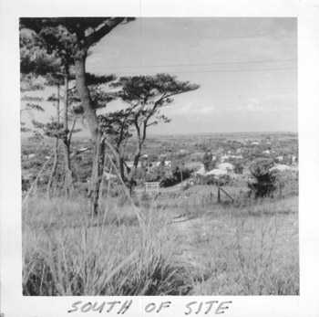 [Looking South]