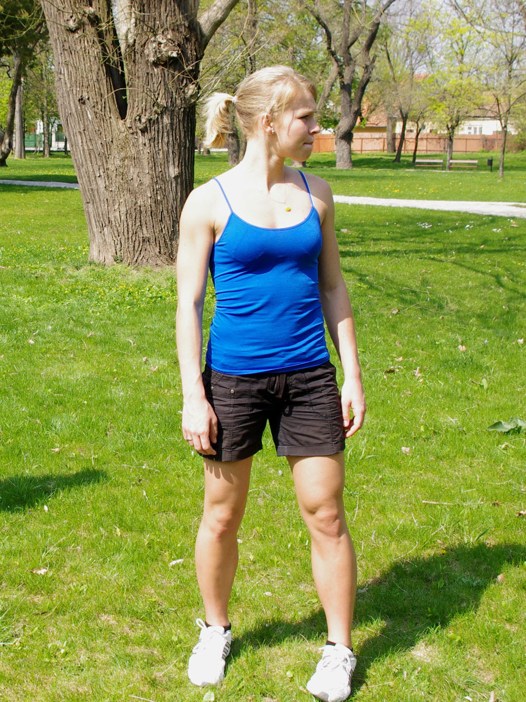 Ingrid looking to the side
