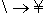 backslash to yen