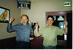 Allan and Shane with the Yellow Div Champions Trophy
