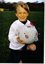Me aged six playing for the Under 8s.. click on photo to enlarge and click the back button to return.
