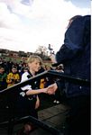 Me collecting my YEL Winners Trophy.