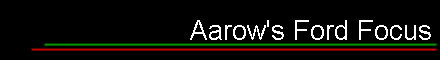 Aarow's Ford Focus