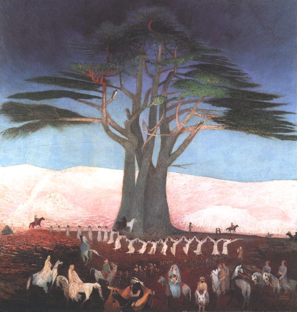 Pilgrimage to the Cedars in Lebanon by CSONTVARY-KOSZTKA, Tivadar