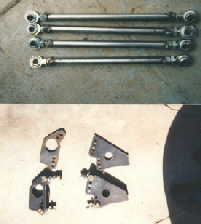 FOUR LINK&nbsp; BARS AND LINKAGE BUILT BY ME!!!!!!!