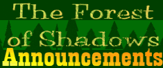 Announcements, announcements, announcements...