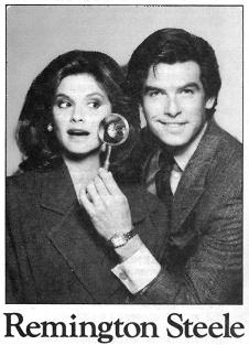 Holt & Steele with magnifying glass
