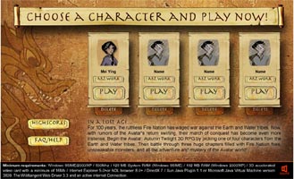 Game main page