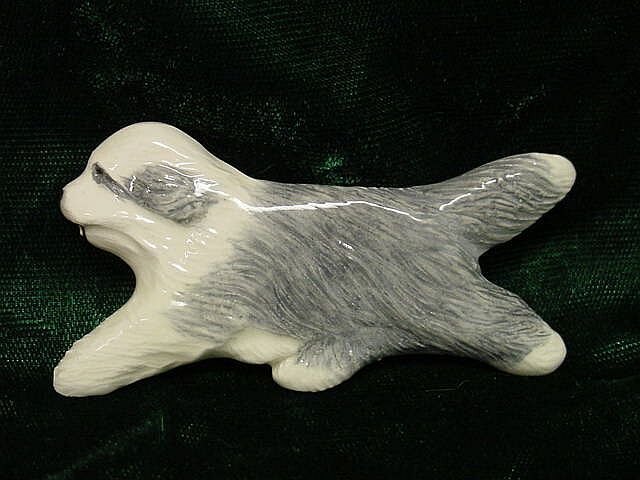 Beardie Trotting Pin