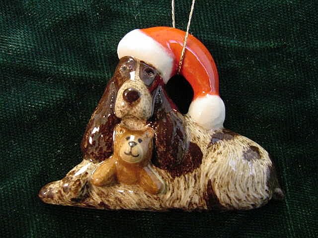 English Cocker Spaniel with Hat