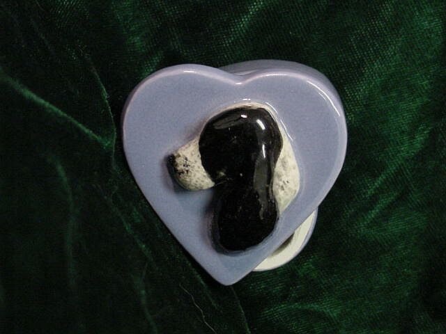 English Cocker Spaniel Heart Shaped Gift Box