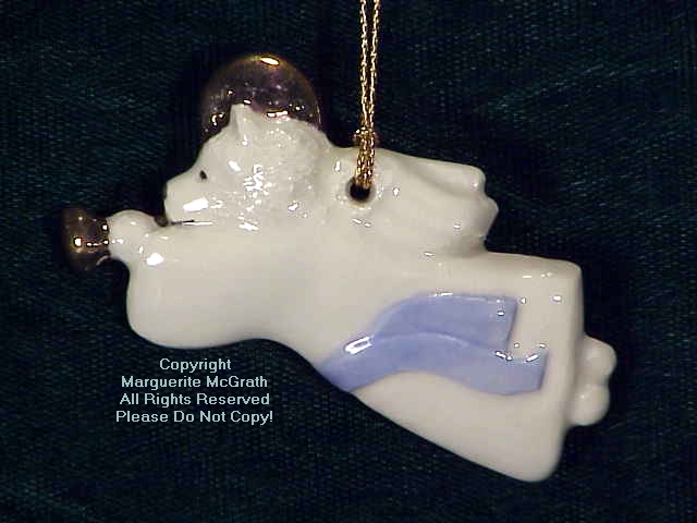 Samoyed Angel Ornament