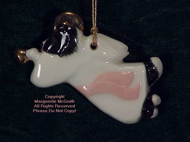 Bi Black Shetland Sheepdog Ornament