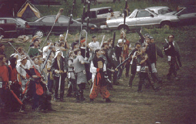 An Amtgard Battle