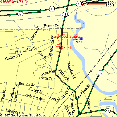 Map of the area