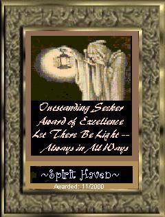 In Recognition of Dedicated Loving
Service from Light Mission