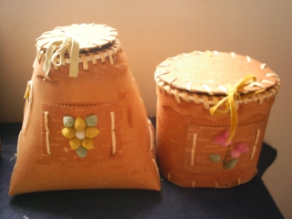 Native made baskets