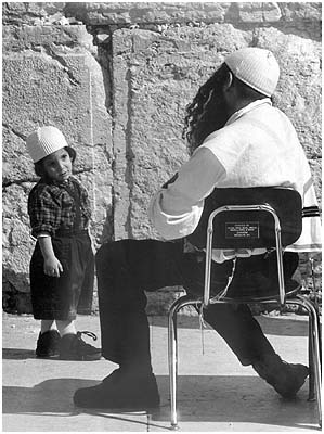 Sandu and Dinu Mendrea at The Kotel