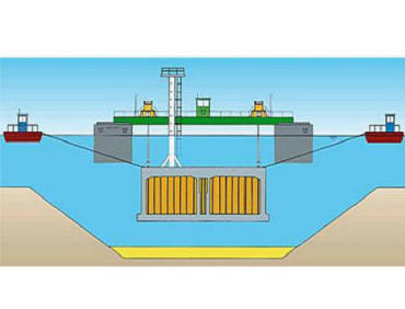 Oresund Tunnel construction diagram