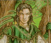 Elrohir, one of the elven sons of Elrond of Rivendell