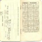 1920 Allen Motor Co. Autolog inside