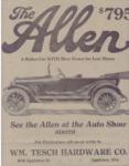 1916 Allen Motor Car ad