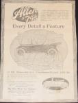 1916 Allen Motor Car model 37 ad
