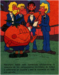 Los Bee Gees, fans de Naranjito