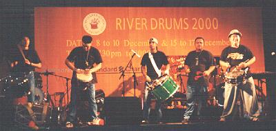 Performance on the 2nd night of Riverdrums