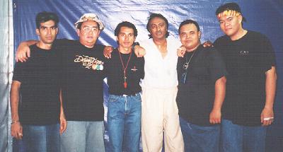 With the producer, Lewis Pragasam