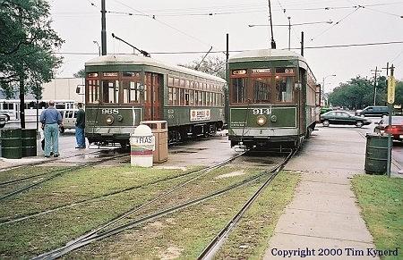 The New Orleans streetcars