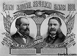 James Abram Garfield born 1831. died September 19, 1881