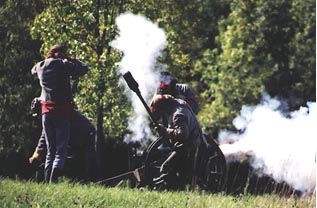 Image of Rebel Cannon Firing