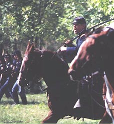 Image of Union Cavalry Advancing