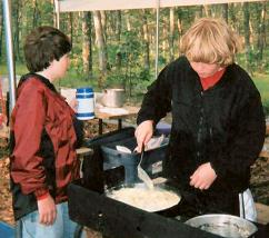 Picture of Scouts Cooking Breakfast