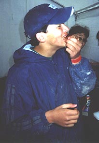 Image of Scout Eating Dinner