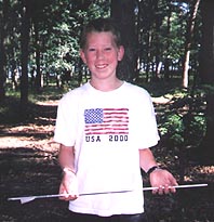 Image of Scout with Archery Award