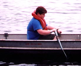 Image of Scout in Rowboat