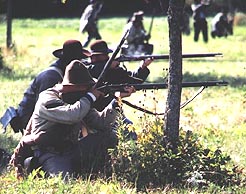 Image of Rebel Soldiers Shooting