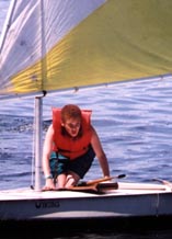 Image of Scout in Small Sailing Boat
