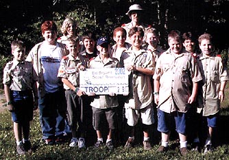 Image of Troop at Summer Camp, 2002