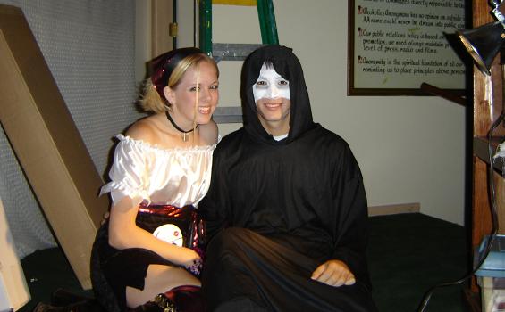 Ashley the sexy pirate and death warmed over