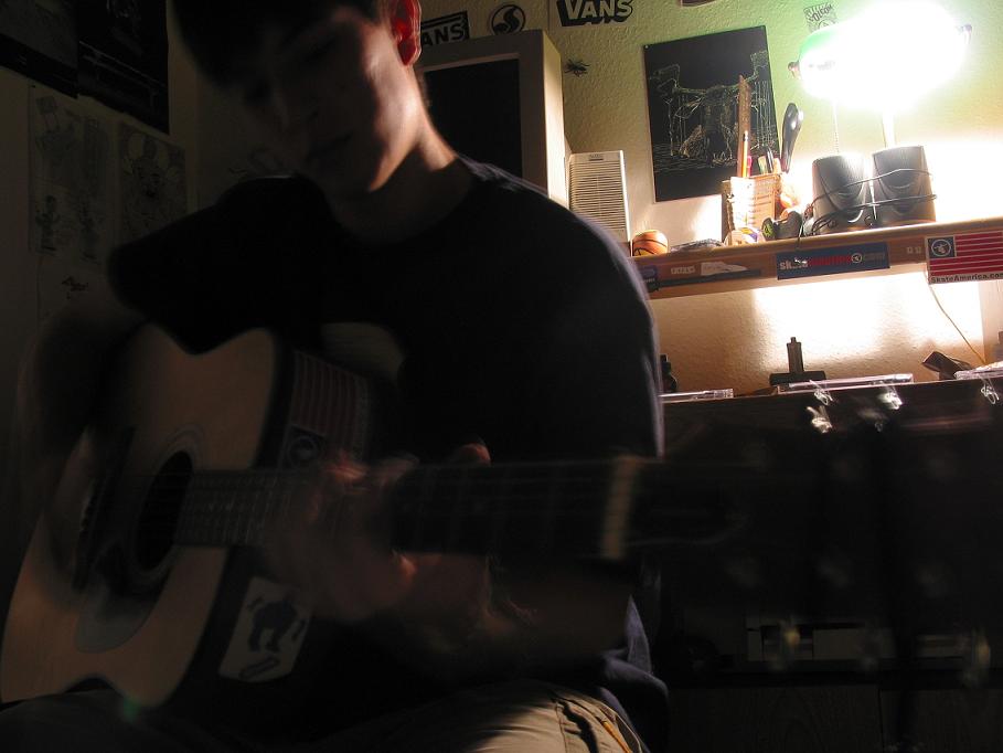 Late night jam session with my self