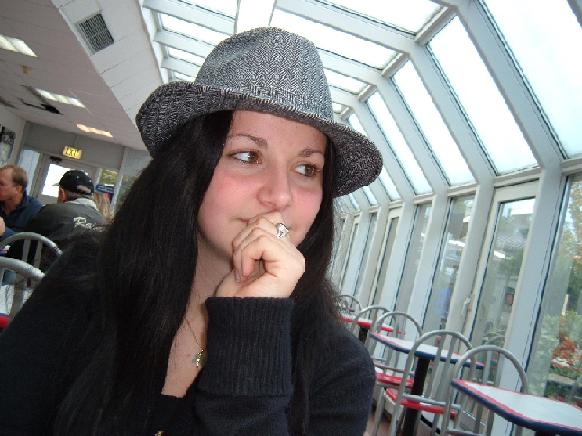 Sage sittin in the good old food court