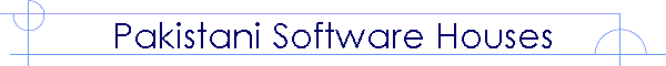 Pakistani Software Houses