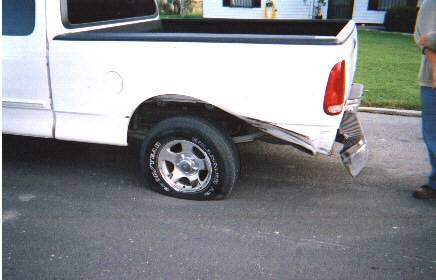 Ford Damge about&nbsp; $2,500 in body and repairs.