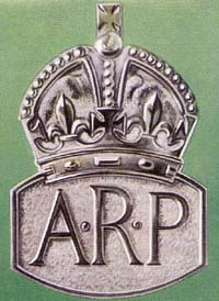 ARP Lapel badge for wear on civilian clothing
