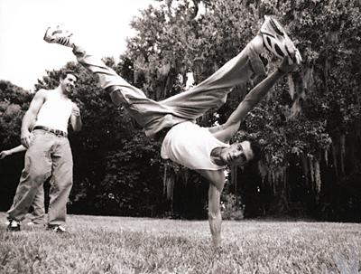 Josh demonstrating balance
