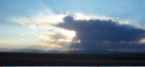 nice clouds on I-15 southbound in southern Idaho