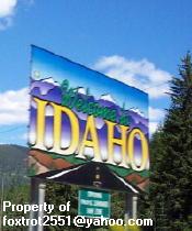 Idaho State Line From Montana